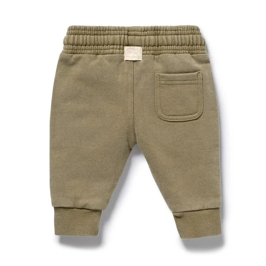Olive Organic Terry Sweatpant