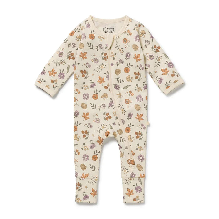 Maple Glow Organic Zipsuit