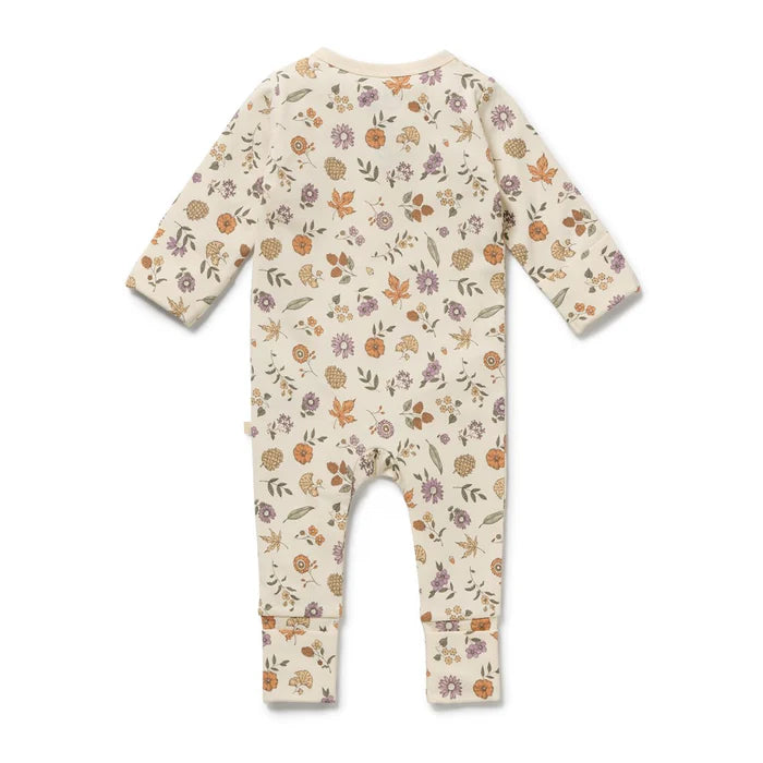 Maple Glow Organic Zipsuit