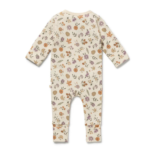 Maple Glow Organic Zipsuit