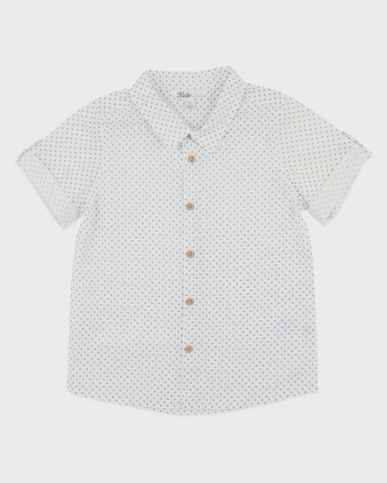 Roman Geo Print SS Shirt