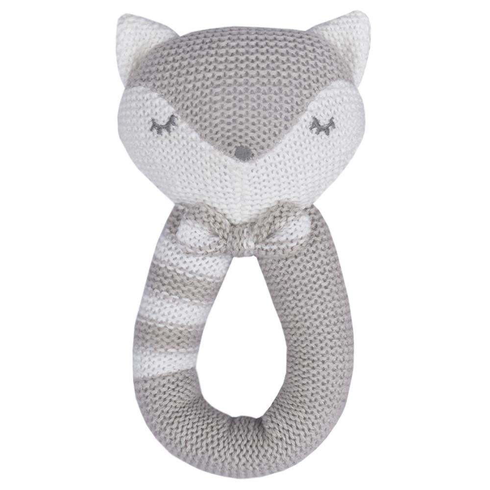 Charlie the Fox Knitted Rattle