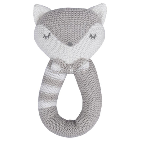 Charlie the Fox Knitted Rattle