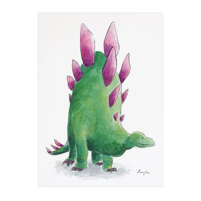 Jeff The Stegosaurus Print