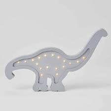 Brontosaurus wooden light