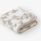 Cotton Muslin Quilt LLama