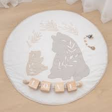 Bosco Bear Round playmat