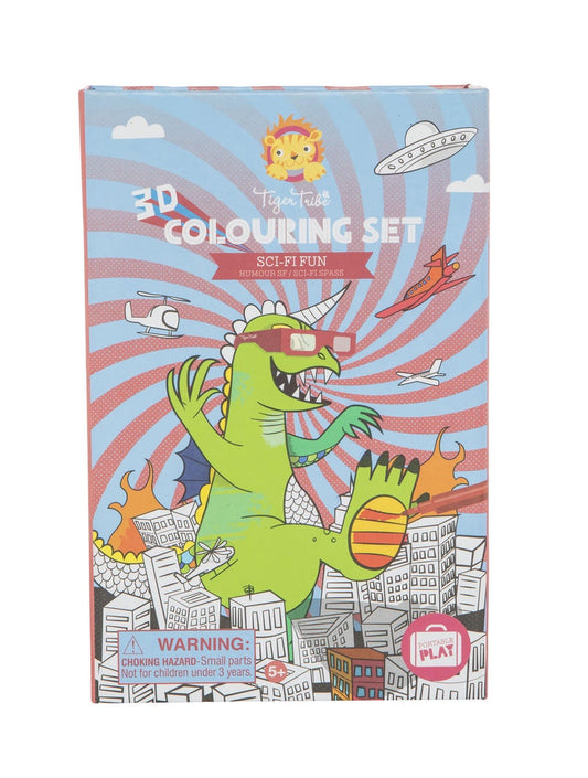 3D Colouring Set Sci Fi