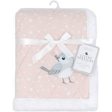 Quilted Sherpa Blanket Ava Birds