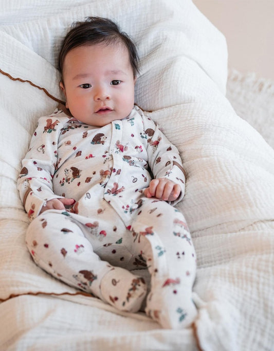 Toby LS Zip Onesie