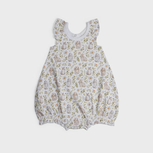 Cotton Tank Romper Bunny