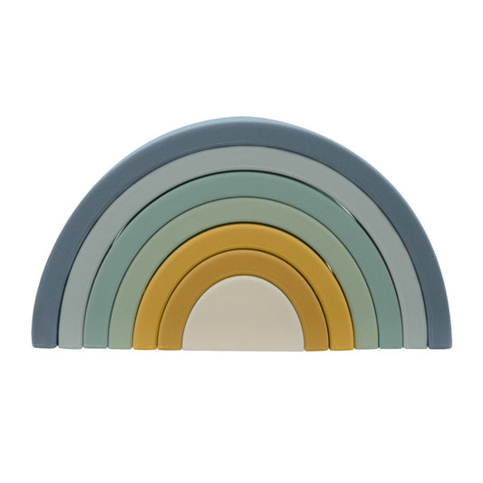 Silicone Rainbow puzzle - Steel Blue