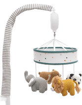 Musical Cot Mobile- Day at the Zoo